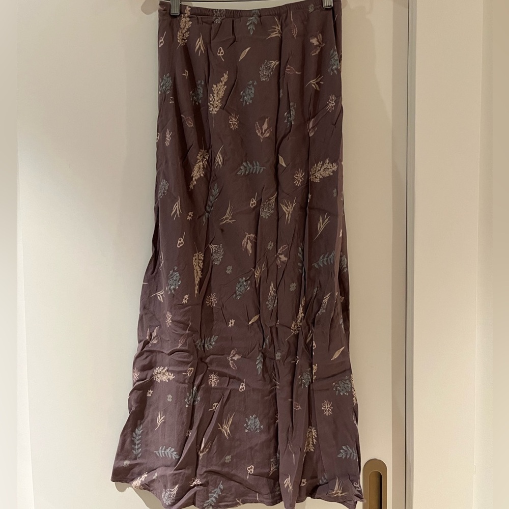 Sweet Floral Long Skirt